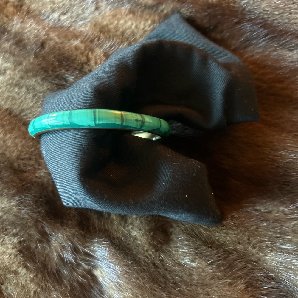 Green Malachite Bangle